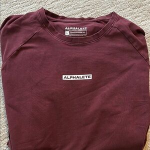 Alphalete Maroon Sweatshirt
